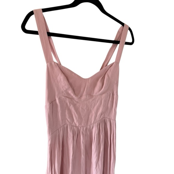 Reformation Blush Pink Midi Dress - Picture 2 of 9